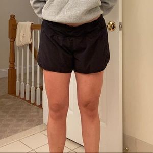Lululemon black athletic shorts